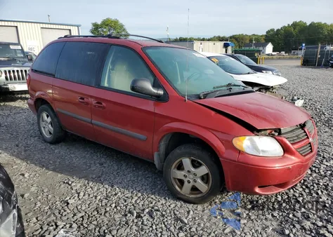 2006 Dodge Caravan Sxt из США, поврежденный, VIN 1D4GP45R16B528574